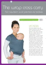 Предварительный просмотр 8 страницы Hoppediz Elastic baby sling Instructions Manual