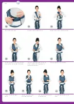 Предварительный просмотр 12 страницы Hoppediz Elastic baby sling Instructions Manual