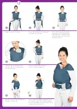 Предварительный просмотр 14 страницы Hoppediz Elastic baby sling Instructions Manual