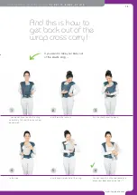 Предварительный просмотр 15 страницы Hoppediz Elastic baby sling Instructions Manual