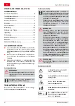 Preview for 6 page of Horcura G130130 Original User Instructions