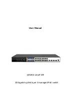 Preview for 1 page of Hored DF5700-24GP-4TF User Manual