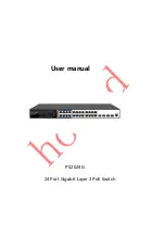 Предварительный просмотр 1 страницы Hored PS2024G User Manual