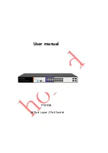 Hored PS3016 User Manual предпросмотр