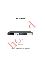 Hored PS3016GS User Manual preview