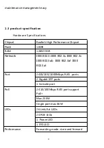 Preview for 5 page of Hored PS3024GS User Manual