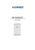 Preview for 1 page of Hored RD-S800QCPE User Manual