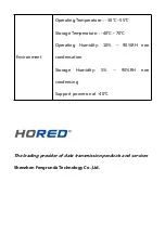 Preview for 13 page of Hored RD-S800QCPE User Manual