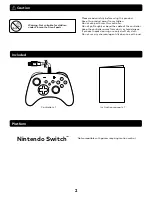 Preview for 2 page of HORI HORIPAD Instruction Manual