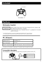 Preview for 3 page of HORI NSW-326 Instruction Manual