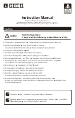 Preview for 1 page of HORI SPF-013 Instruction Manual