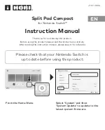 HORI Split Pad Compact Instruction Manual предпросмотр