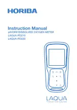 Horiba Scientific LAQUA-PD210 Instruction Manual preview