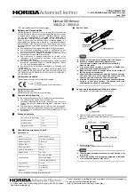 Preview for 2 page of horiba 300-D-2 Manual