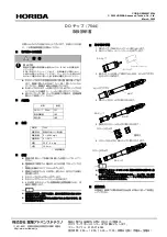 horiba 7544 Instruction Manual preview