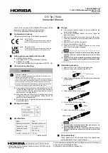 Предварительный просмотр 2 страницы horiba 7544 Instruction Manual