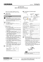 Предварительный просмотр 5 страницы horiba 9680-10D Instruction Manual