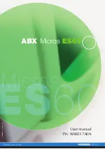 horiba ABX MICROS ES60 User Manual preview