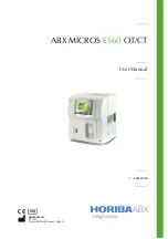 Предварительный просмотр 3 страницы horiba ABX MICROS ES60 User Manual