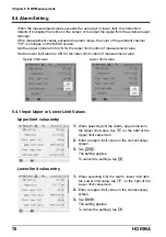 Preview for 82 page of horiba F-70 Series Instruction Manual