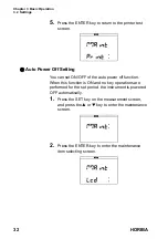 Preview for 44 page of horiba F-74BW Instruction Manual