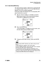 Preview for 85 page of horiba F-74BW Instruction Manual