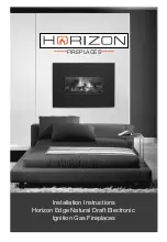 Horizon Fireplaces Edge HCLC/P/L1100 Installation Instructions Manual preview