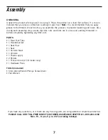 Preview for 7 page of Horizon Fitness 2.1B User Manual