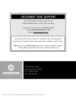 Preview for 36 page of Horizon Fitness 2.3E User Manual