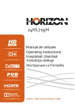 Horizon Fitness 24HL719H Operating Instructions Manual preview