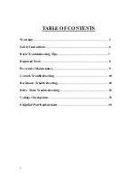 Preview for 2 page of Horizon Fitness 3.1E Service Manual