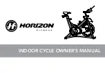 Horizon Fitness 5.0IC Owner'S Manual preview