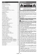 Preview for 32 page of Horizon Fitness 55HL8510U Operating Instructions Manual