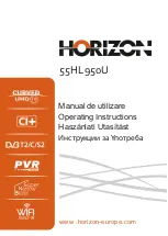 Horizon Fitness 55HL950U Operating Instructions Manual предпросмотр