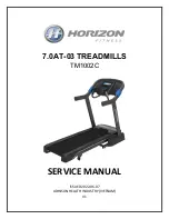 Предварительный просмотр 1 страницы Horizon Fitness 7.0AT-03 Service Manual