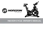 Horizon Fitness 7.0IC Owner'S Manual preview