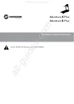 Horizon Fitness Adventure 4 Plus Owner'S Manual preview