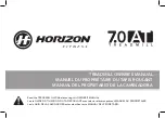 Предварительный просмотр 1 страницы Horizon Fitness AT 7.0 Owner'S Manual