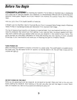 Preview for 10 page of Horizon Fitness CLUB SERIES CST3 User Manual