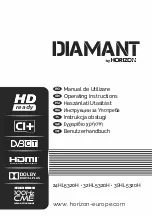 Предварительный просмотр 1 страницы Horizon Fitness Diamant 24HL5320H Operating Instructions Manual