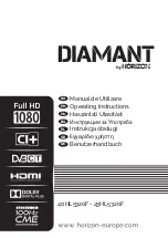 Предварительный просмотр 1 страницы Horizon Fitness DIAMANT 40HL5320F Operating Instructions Manual