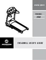 Horizon Fitness DT680 User Manual preview