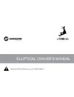 Horizon Fitness e1100GS Owner'S Manual preview