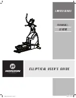 Preview for 1 page of Horizon Fitness Elliptical LS 635E User Manual