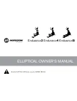 Horizon Fitness Endurance3 Owner'S Manual preview