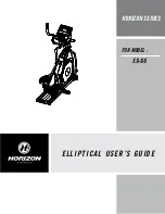 Предварительный просмотр 1 страницы Horizon Fitness EX-66 User Manual