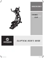 Horizon Fitness EX-67 User Manual preview