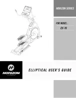 Preview for 1 page of Horizon Fitness EX-76 User Manual