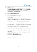 Preview for 4 page of Horizon Fitness FCJJ-24 User Manual