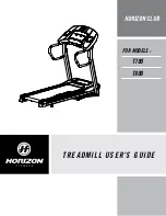 Horizon Fitness HORIZON CLUB T700 User Manual предпросмотр